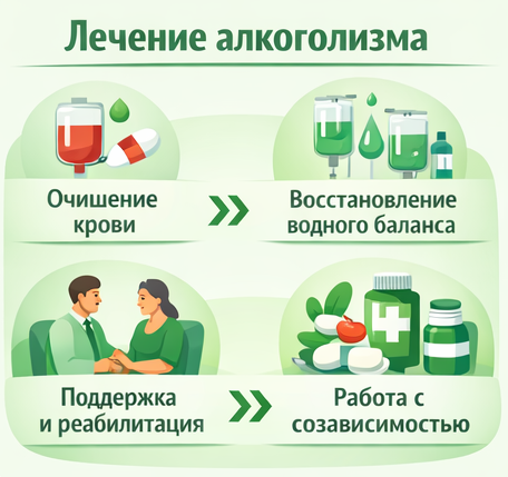 лечение алкоголизма в Данилове этапы